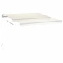 Toldo automático LED sensor de viento crema 3,5x2,5 m de vidaXL, Toldos - Ref: Foro24-3069932, Precio: 598,94 €, Descuento: %