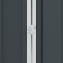 aviario para pájaros con extensión antracita 112x442x141 cm acero de , Pies y jaulas para pájaros - Ref: Foro24-3325145, Prec...