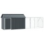 Aviario para Aves con Extensión Anthracite 112x421x141 cm Acero de , Pies y jaulas para pájaros - Ref: Foro24-3325148, Precio...