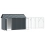 Aviario para Aves con Extensión Anthracite 112x421x141 cm Acero de , Pies y jaulas para pájaros - Ref: Foro24-3325148, Precio...