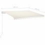 Toldo automático LED sensor de viento crema 3,5x2,5 m de vidaXL, Toldos - Ref: Foro24-3069932, Precio: 598,94 €, Descuento: %