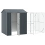 Aviario para pájaros con extensión antirrayas 210x421x247 cm de acero de , Pies y jaulas para pájaros - Ref: Foro24-3325156, ...
