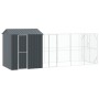 Aviario para Pájaros con Extensión Anthracita 210x619x247 cm Acero de , Pies y jaulas para pájaros - Ref: Foro24-3325157, Pre...