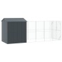 Aviario para Pájaros con Extensión Anthracita 210x619x247 cm Acero de , Pies y jaulas para pájaros - Ref: Foro24-3325157, Pre...