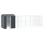 Aviario para pájaros con extensión en antracita 210x817x247 cm de acero de , Pies y jaulas para pájaros - Ref: Foro24-3325158...