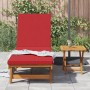 Sofá de sol con ruedas de y mesa, cojín de madera de acacia de , Tumbonas - Ref: Foro24-3325204, Precio: 251,01 €, Descuento: %