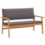 Conjunto de Sofá de Jardín de 4 Piezas con Cojines de Madera Sólida de Acacia de , Sofás de exterior - Ref: Foro24-3325228, P...