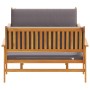 Set de Sofá de Jardín de 3 Piezas con Cojines de Madera Maciza de Acacia de , Sofás de exterior - Ref: Foro24-3325230, Precio...