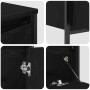 Conjunto de muebles de baño de 3 piezas en madera ingenierada de roble negro de , Tocadores de baño - Ref: Foro24-3328359, Pr...