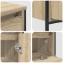 Conjunto de Muebles de Baño de 3 Piezas de en Madera Engineered de Roble Sonoma de , Tocadores de baño - Ref: Foro24-3328360,...