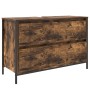 Conjunto de muebles de baño de 3 piezas en roble ahumado y madera elaborada de , Tocadores de baño - Ref: Foro24-3328361, Pre...
