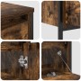 Conjunto de muebles de baño de 3 piezas en roble ahumado y madera elaborada de , Tocadores de baño - Ref: Foro24-3328361, Pre...