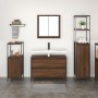 Juego de Muebles de Baño de 3 Piezas en Madera de Roble Marrón de , Tocadores de baño - Ref: Foro24-3328363, Precio: 194,93 €...