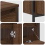 Juego de Muebles de Baño de 3 Piezas en Madera de Roble Marrón de , Tocadores de baño - Ref: Foro24-3328363, Precio: 194,93 €...
