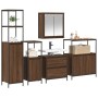 Conjunto de Muebles de Baño de 5 Piezas de en Madera de Roble Marrón de , Muebles de baño - Ref: Foro24-3328373, Precio: 317,...