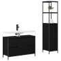Juego de Muebles para el Baño de 2 Piezas en Madera de Roble Negro de , Tocadores de baño - Ref: Foro24-3328374, Precio: 171,...