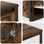 Juego de Muebles de Baño de 2 Piezas de en Madera Ingenierizada de Roble Ahumado de , Tocadores de baño - Ref: Foro24-3328376...