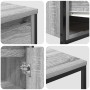 Conjunto de mueble de baño de 2 piezas Gris Sonoma de madera elaborada de , Tocadores de baño - Ref: Foro24-3328377, Precio: ...