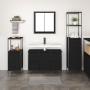 Juego de Muebles de Baño de 3 Piezas - Madera Ingenierizada en Negro Roble de , Tocadores de baño - Ref: Foro24-3328379, Prec...