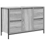 Conjunto de muebles de baño de 3 piezas en madera elaborada gris sonoma de , Tocadores de baño - Ref: Foro24-3328382, Precio:...