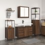 Conjunto de Muebles de Baño de 3 Piezas - Roble Marrón Madera Elaborada de , Tocadores de baño - Ref: Foro24-3328383, Precio:...