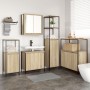 Conjunto de Muebles de Baño de 5 Piezas en Madera Elaborada de Roble Sonoma de , Tocadores de baño - Ref: Foro24-3328385, Pre...