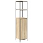 Conjunto de Muebles de Baño de 5 Piezas en Madera Elaborada de Roble Sonoma de , Tocadores de baño - Ref: Foro24-3328385, Pre...