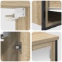 Conjunto de Muebles de Baño de 5 Piezas en Madera Elaborada de Roble Sonoma de , Tocadores de baño - Ref: Foro24-3328385, Pre...