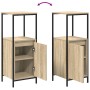 Conjunto de Muebles de Baño de 5 Piezas en Madera Elaborada de Roble Sonoma de , Tocadores de baño - Ref: Foro24-3328385, Pre...