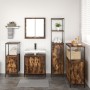 Conjunto de Muebles de Baño de 5 Piezas en Madera de Alta Calidad de Roble Ahumado de , Tocadores de baño - Ref: Foro24-33283...