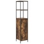 Conjunto de Muebles de Baño de 5 Piezas en Madera de Alta Calidad de Roble Ahumado de , Tocadores de baño - Ref: Foro24-33283...