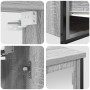 Conjunto de muebles de baño de 5 piezas en madera gris sonoma de , Tocadores de baño - Ref: Foro24-3328387, Precio: 309,86 €,...