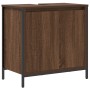 Conjunto de Muebles de Baño de 5 Piezas de Roble Marrón y Madera Elaborada de , Tocadores de baño - Ref: Foro24-3328388, Prec...
