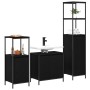 Mobiliario de Baño de 3 Piezas Roble Negro Madera Elaborada de , Tocadores de baño - Ref: Foro24-3328394, Precio: 179,01 €, D...