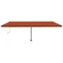 Toldo de pie automático naranja y marrón 600x300 cm de vidaXL, Toldos - Ref: Foro24-3069810, Precio: 685,20 €, Descuento: %