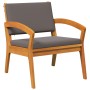 Juego de Bistro de 5 Piezas con Cojines de Madera Sólida de Acacia de , Sofás de exterior - Ref: Foro24-3328618, Precio: 479,...