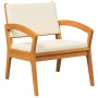 Juego de Bistro de 5 Piezas con Cojines de Madera Sólida de Acacia de , Sofás de exterior - Ref: Foro24-3328619, Precio: 364,...