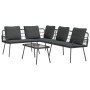 Conjunto de Sofá de Jardín de 2 Piezas con Cojines Negro en Rattan de , Sofás de exterior - Ref: Foro24-3328648, Precio: 356,...