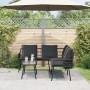 Conjunto de Sofá de Jardín de 2 Piezas con Cojines Negro en Rattan de , Sofás de exterior - Ref: Foro24-3328648, Precio: 356,...