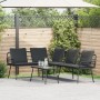 Conjunto de Sofá de Jardín de 2 Piezas con Cojines Negro en Rattan de , Sofás de exterior - Ref: Foro24-3328648, Precio: 356,...