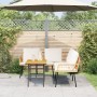 Conjunto de sofá de jardín de 2 piezas con cojines de ratán polipropileno natural de , Sofás de exterior - Ref: Foro24-332865...