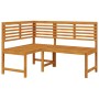 Conjunto de Banco de Jardín de 3 Piezas de Madera Maciza de Acacia de , Bancos de jardín - Ref: Foro24-3328691, Precio: 391,3...