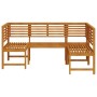 Conjunto de Banco de Jardín de 3 Piezas de Madera Maciza de Acacia de , Bancos de jardín - Ref: Foro24-3328691, Precio: 391,3...