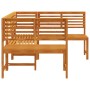Conjunto de Banco de Jardín de 3 Piezas de Madera Maciza de Acacia de , Bancos de jardín - Ref: Foro24-3328691, Precio: 391,3...