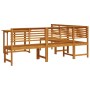 Conjunto de Comedor de Jardín de Acacia de 4 Piezas de , Bancos de jardín - Ref: Foro24-3328693, Precio: 513,86 €, Descuento: %