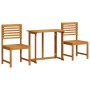 Conjunto de Bistro de Jardín de 3 Piezas de Madera Maciza de Acacia de , Mesas de jardín - Ref: Foro24-3328694, Precio: 217,5...