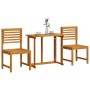 Conjunto de Bistro de Jardín de 3 Piezas de Madera Maciza de Acacia de , Mesas de jardín - Ref: Foro24-3328694, Precio: 217,5...