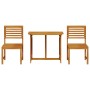 Conjunto de Bistro de Jardín de 3 Piezas de Madera Maciza de Acacia de , Mesas de jardín - Ref: Foro24-3328694, Precio: 217,5...