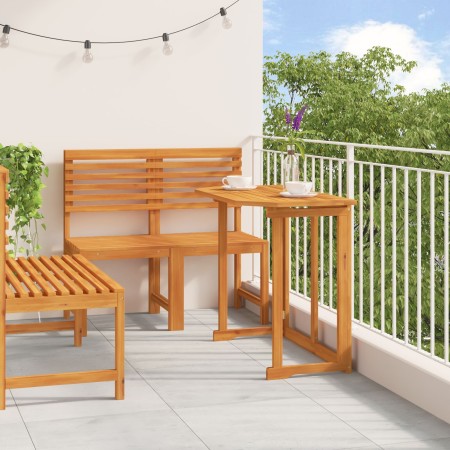 Juego de Comedor de Jardín de 4 Piezas de Madera Maciza de Acacia de , Mesas de jardín - Ref: Foro24-3328695, Precio: 312,83 ...
