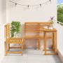 Juego de Comedor de Jardín de 4 Piezas de Madera Maciza de Acacia de , Mesas de jardín - Ref: Foro24-3328695, Precio: 312,83 ...